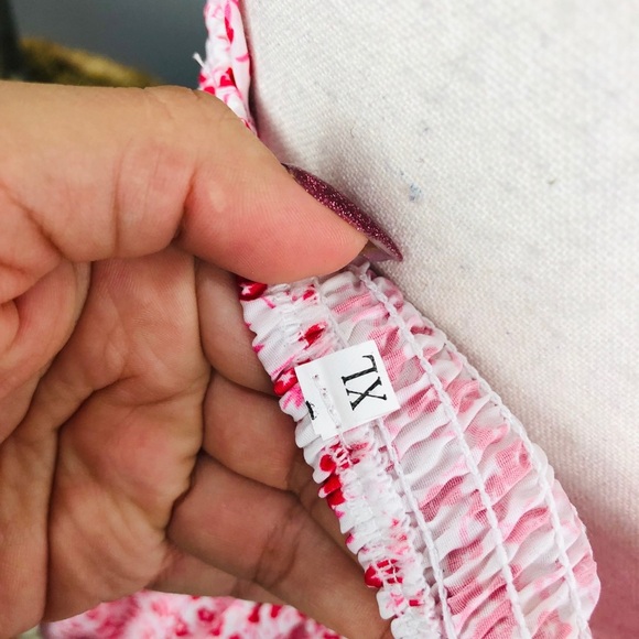 NWOT ROSE PINK DRESS W/ BROWN BUTTONS AND POCKETS - Picture 6 of 6